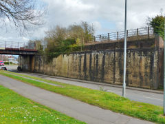 
Docks Way bridge, Newport, April 2013